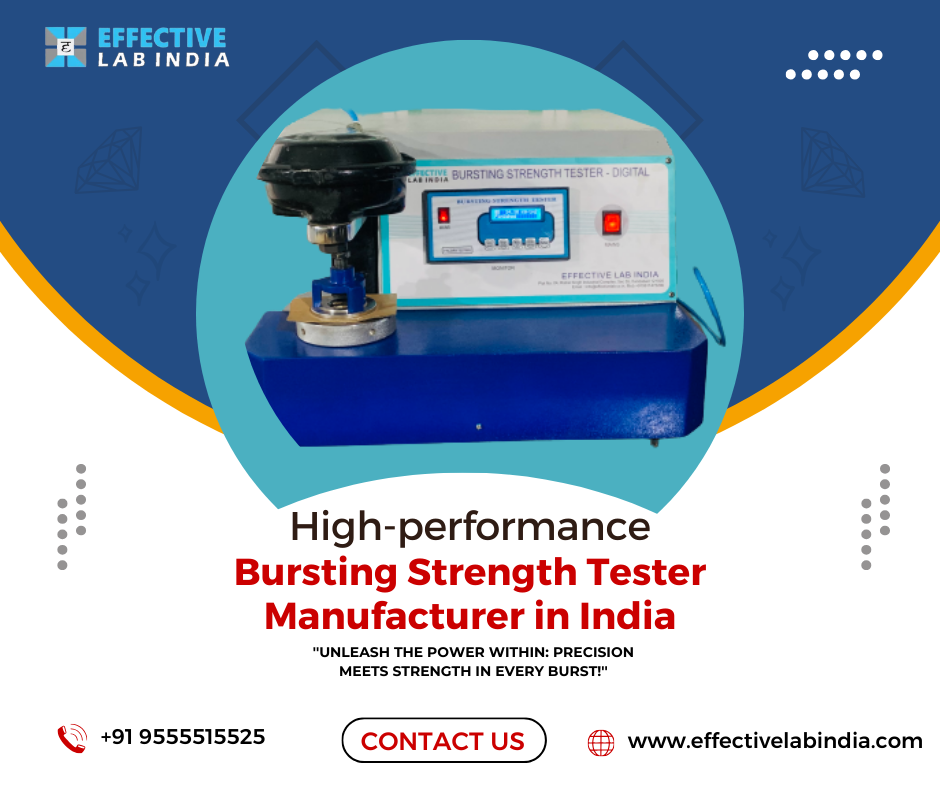  High-performance Bursting Strength Tester Manufacturer in India