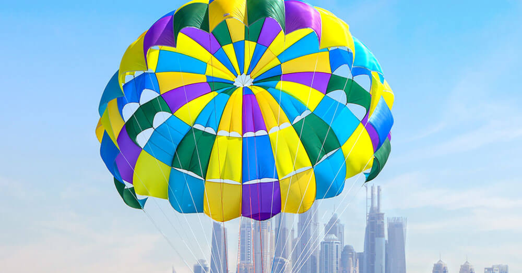  Soar High Above Dubai's Waters with Beach Riders Dubai - Get 15% Off on Parasailing!