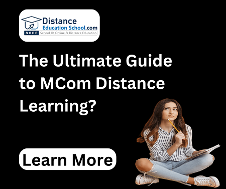  Online MCom Course Fees