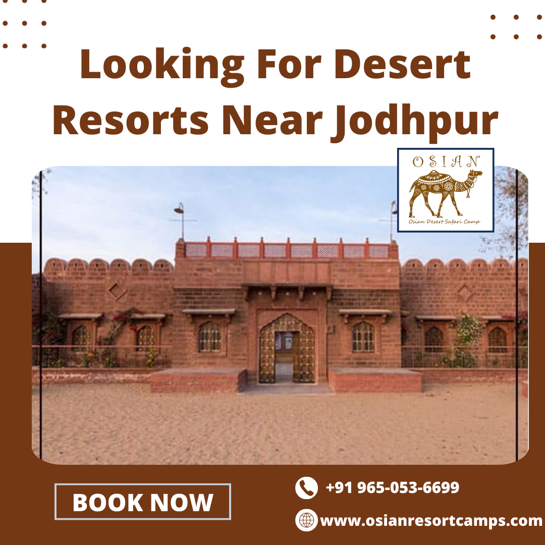  Resorts in Osian Jodhpur at Starting Price ₹2295