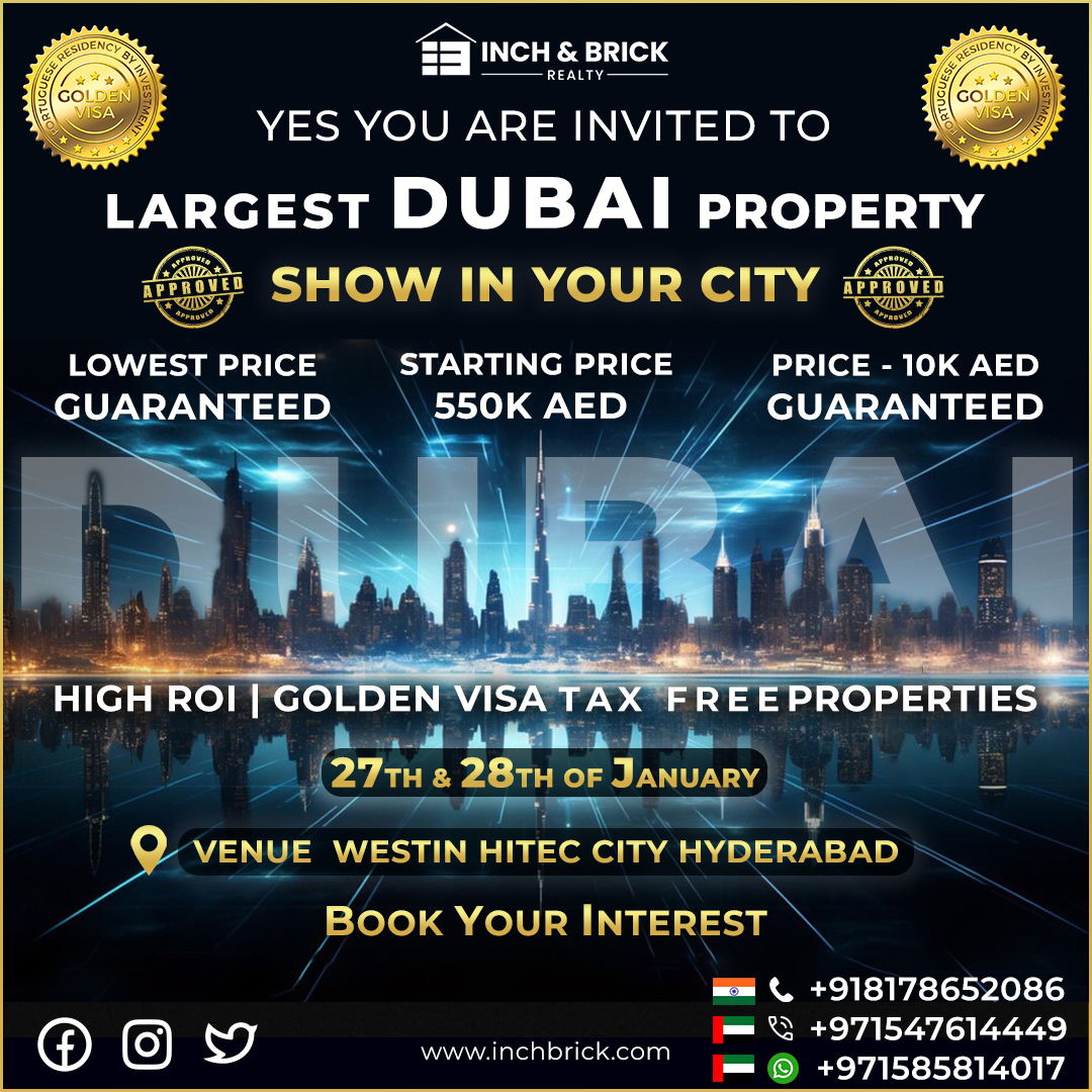  Innovate, Invest, Inspire: Inch Brick Realty's Hyderabad Real Estate Expo 2024