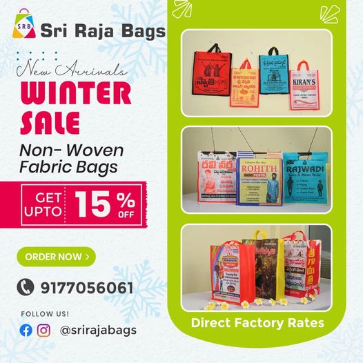  Trendsetting Loop Handle Stitching Bags Suppliers || Sri Raja Bags