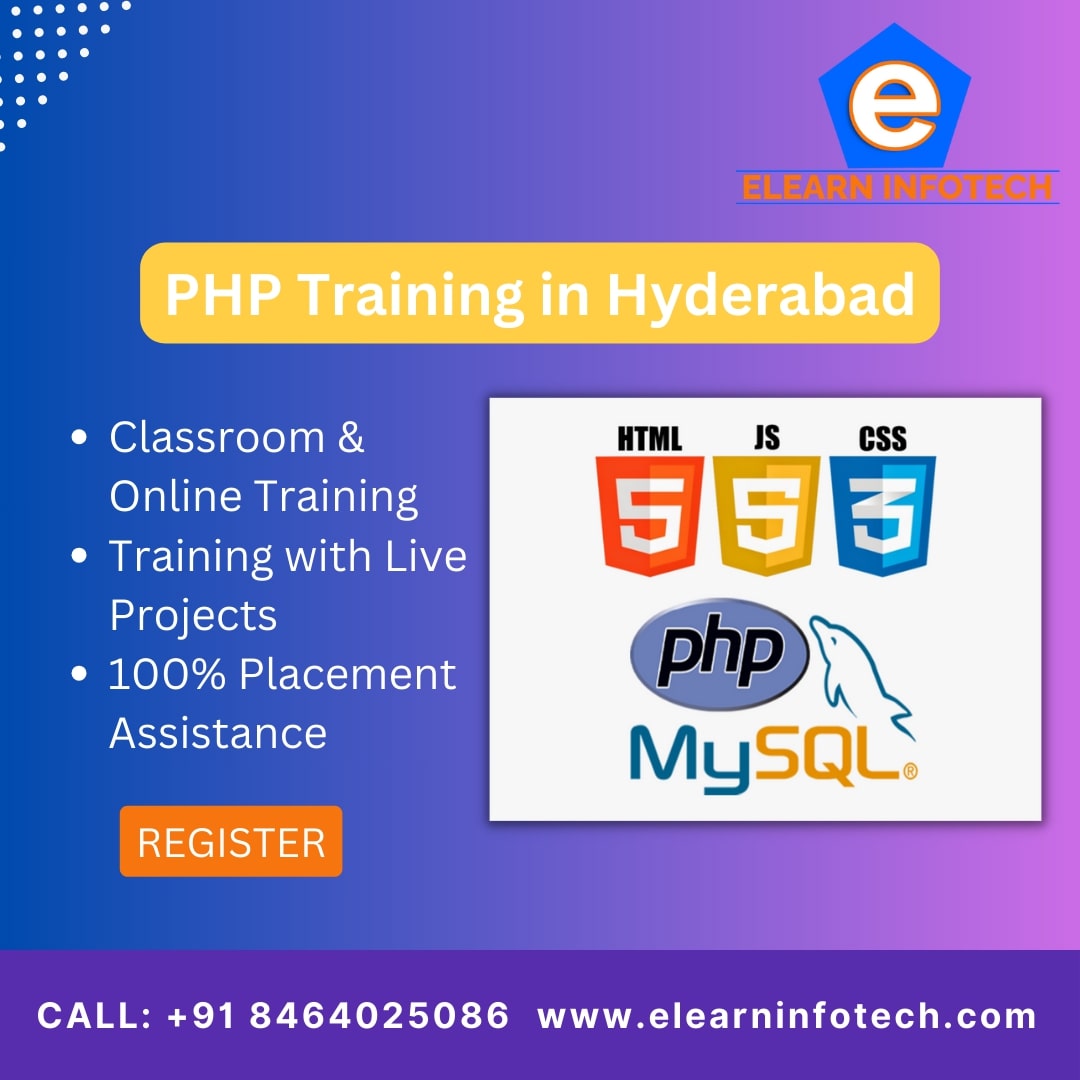  PHP Training Institute in Hyderabad | PHP Course