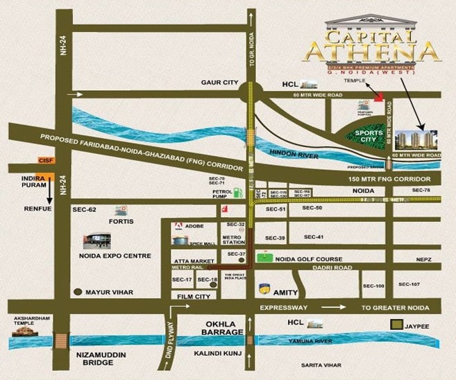  Capital Athena Location | Greater Noida West