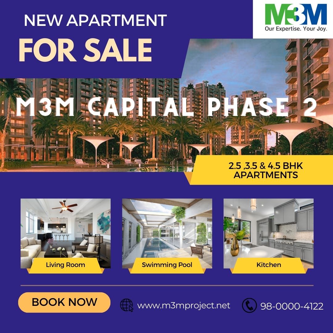  Exclusive 3 & 4 BHK Apartments: M3M Golf Estate SCDA in Gurgaon