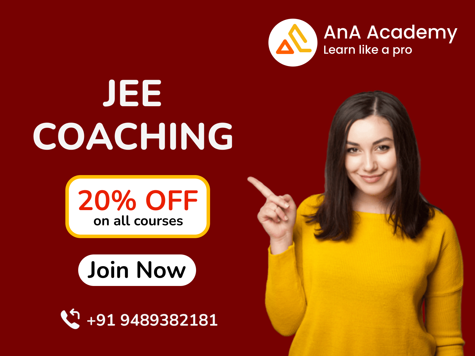  JEE Coaching Centre in Madurai - AnA Academy