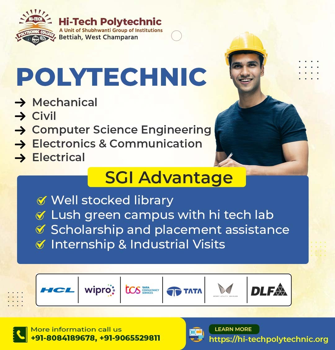  best polytechnic colleges in Bihar | Hi-Tech Polytechnic College