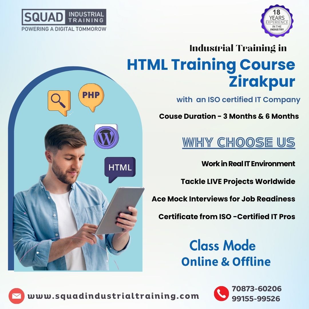  Level up your web development skills in Zirakpur!