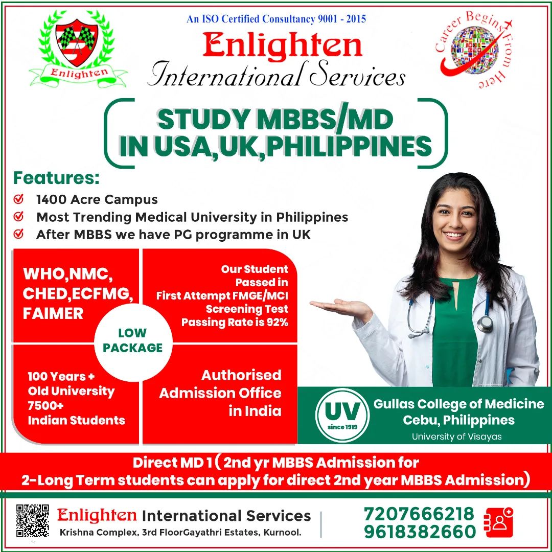  MBBS -Masters - B.Tech- MBA Study in USA || Abroad Educational consultants || Enlightenz abroad