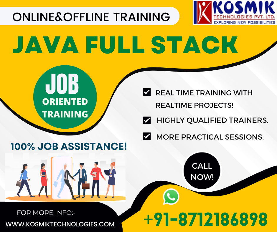  JAVA FULL STACK DEVELOPER TRAINING IN HYDERABAD | FULL STACK DEVELOPER