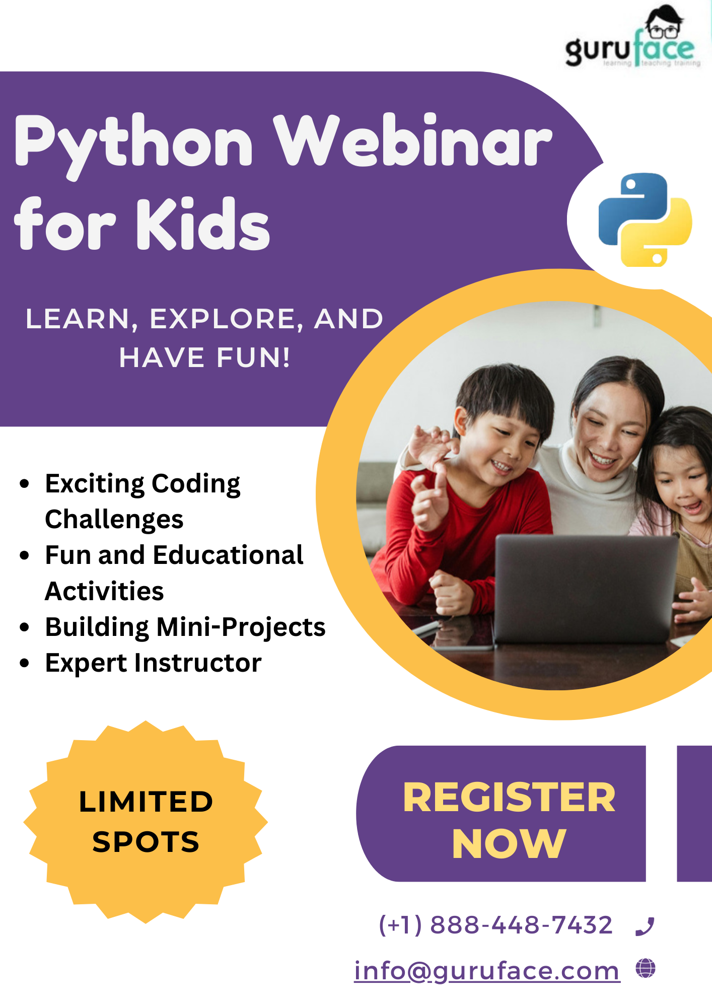  Code Like a Superhero: FREE Python Webinar for Kids (Ages 8-18)!