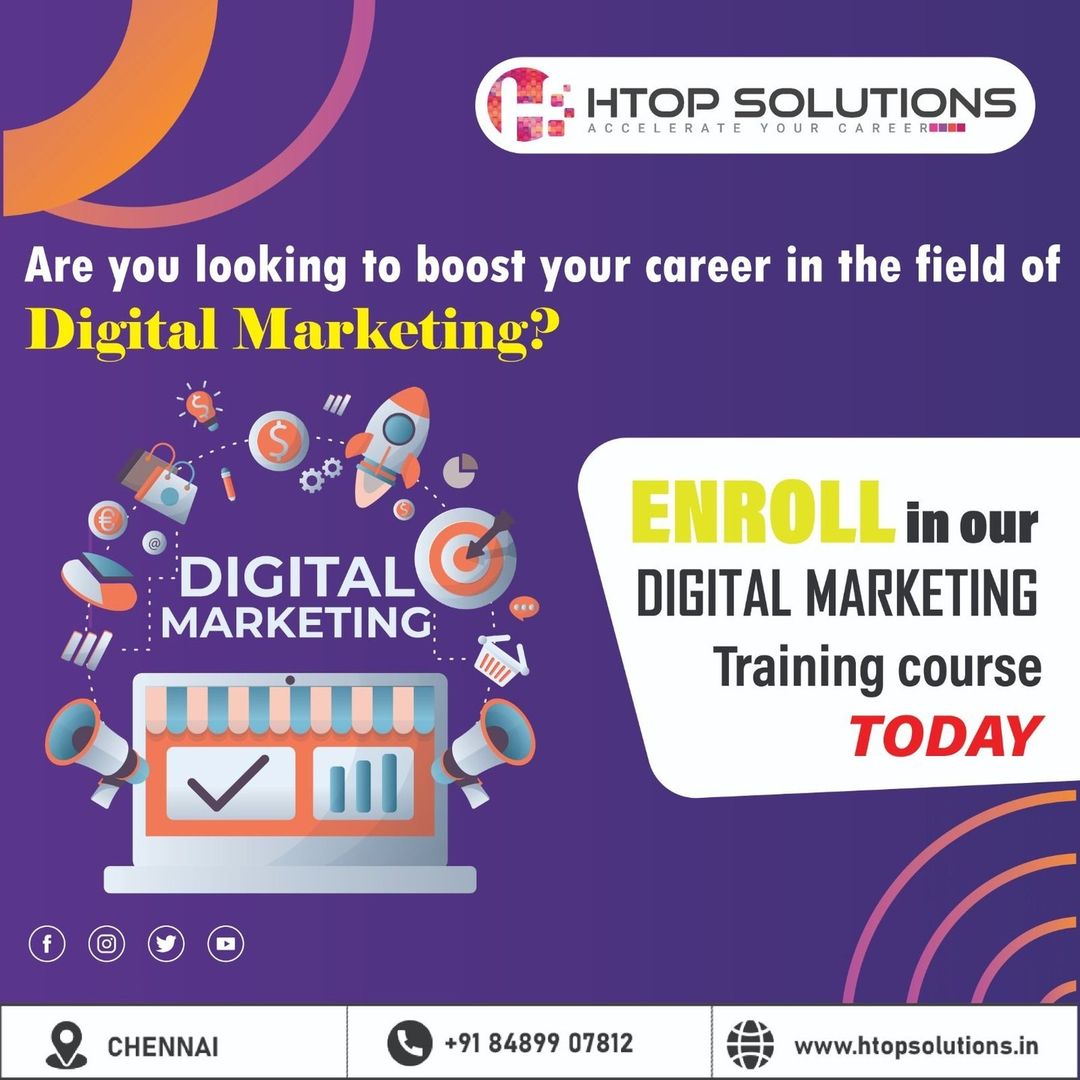  Digital Marketing Training in Chennai  Htop Solutions