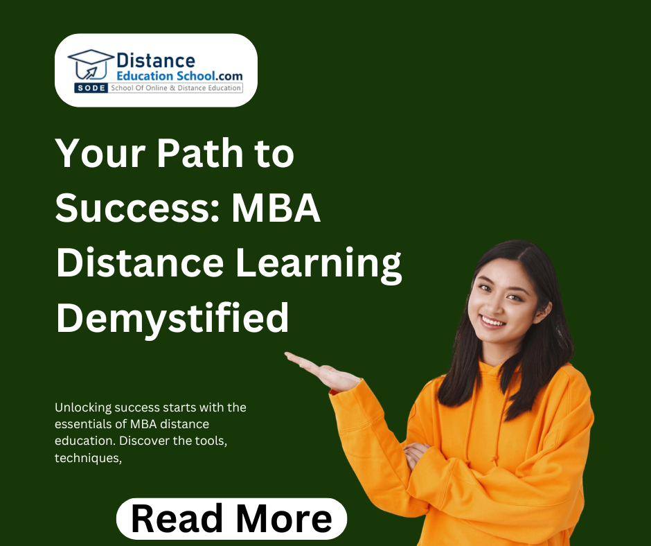  MBA from Distance University