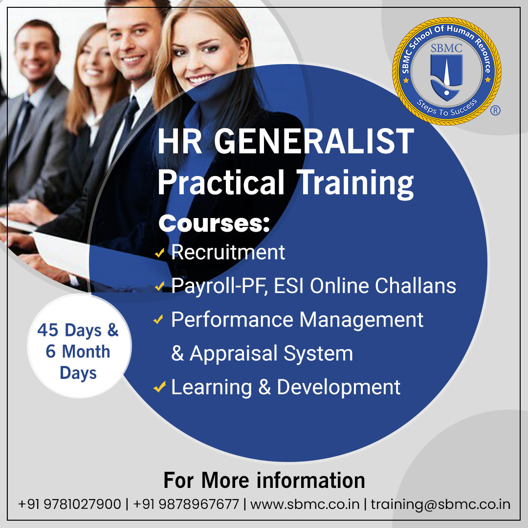  HR training center, HR training institute in Chandigarh, Practical HR training, HR training near me, hr generalist course online, short term hr courses, Human Resource Management Course in Mohali