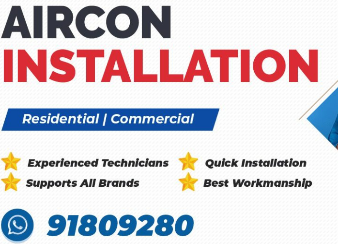  Aircon installation Singapore