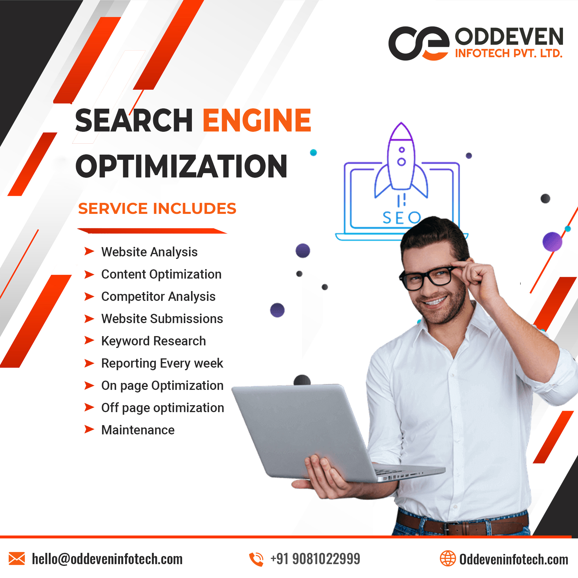  SEO Services Company in Gandhinagar | Oddeven Infotech