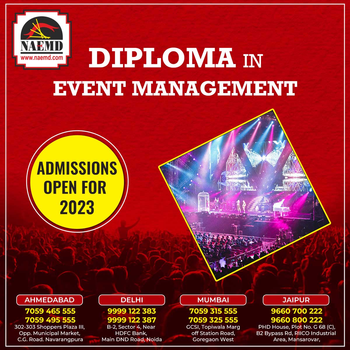  Diploma Event Management In Ahmedabad India