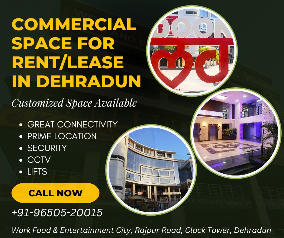  Office Space for Rent in Dehradun