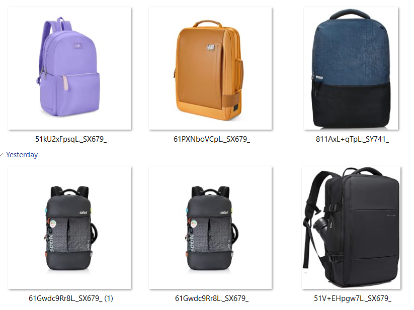  Travelling Backpacks and Bags