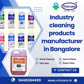 Industry cleaning products manufacturer in Bangalore