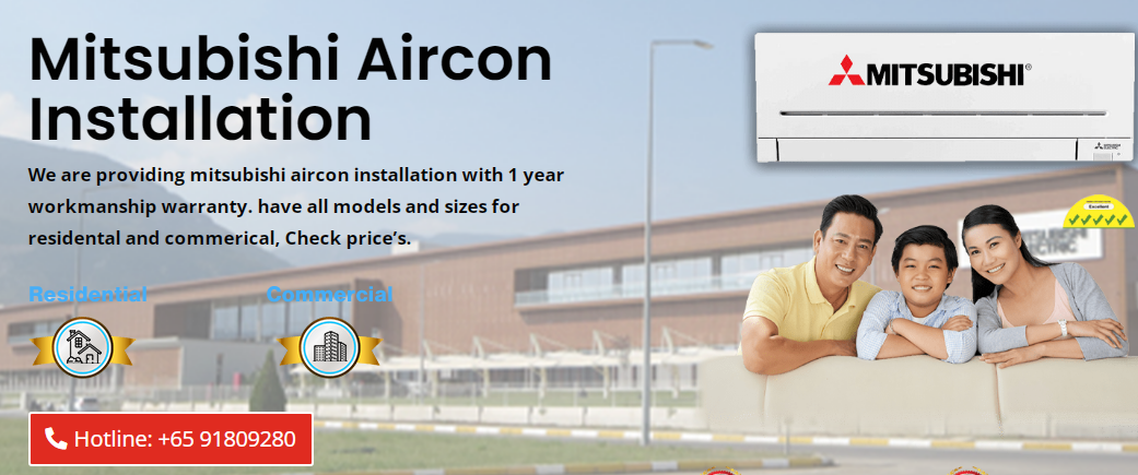  Mitsubishi Aircon Installation