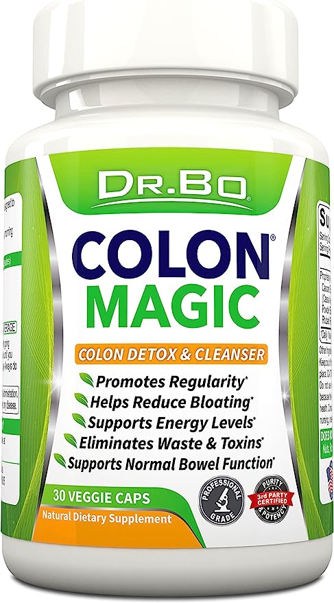  Colon Cleanse Detox Formula - Natural Bowel Cleanser Pills for Intestinal Bloating & Fast Digestive Cleansing - Daily Constipation Relief Supplement Gut, Belly, Stomach - Women Men Herbal Weight Flush
