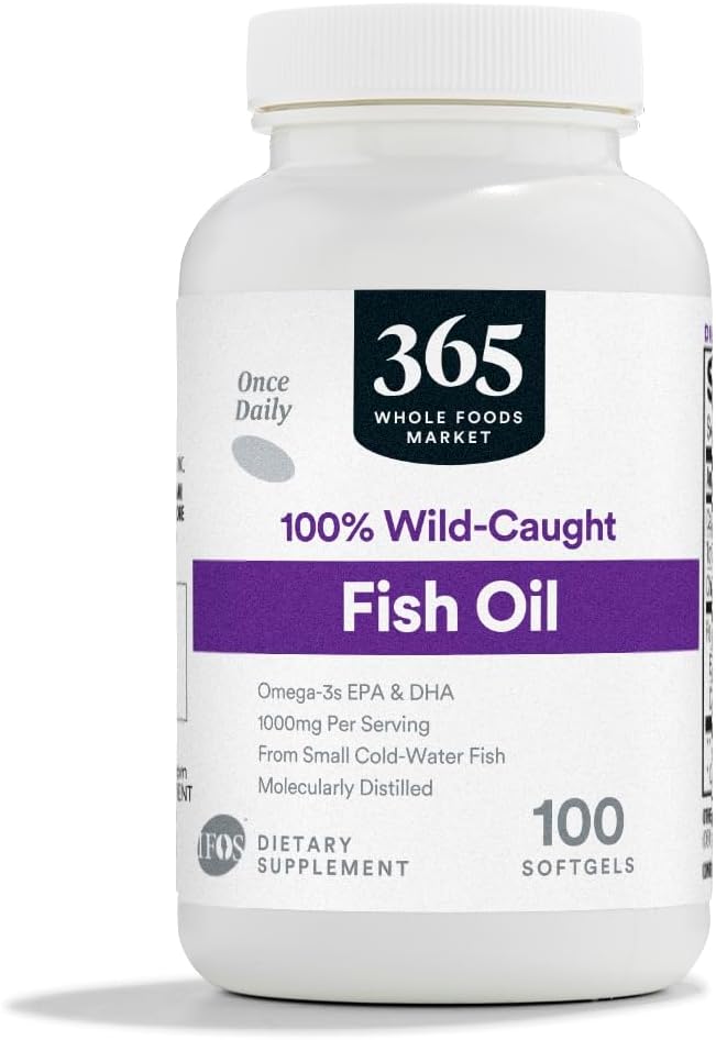  365 by Whole Foods Market, Oil Fish 1000 Mg, 100 Softgels