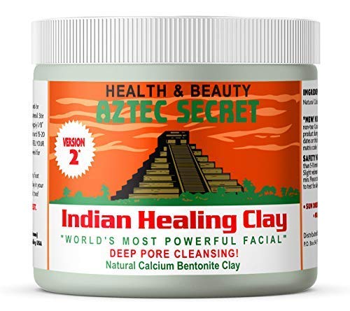  Aztec Secret– Indian Healing Clay 1 lb – Deep Pore Cleansing Facial & Body Mask – The Original 100% Natural Calcium Bentonite Clay – New Version
