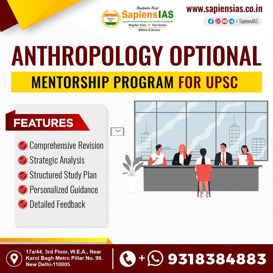  Best UPSC Anthropology Optional Mentorship Program