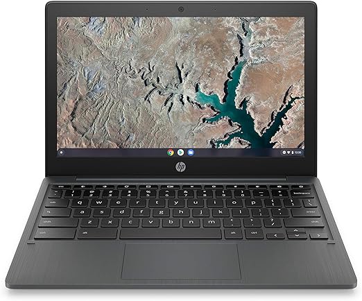  HP Chromebook 11-inch Laptop - MediaTek - MT8183 - 4 GB RAM - 32 GB eMMC Storage - 11.6-inch HD Display - with Chrome OS™ - (11a-na0010nr, 2020 model)