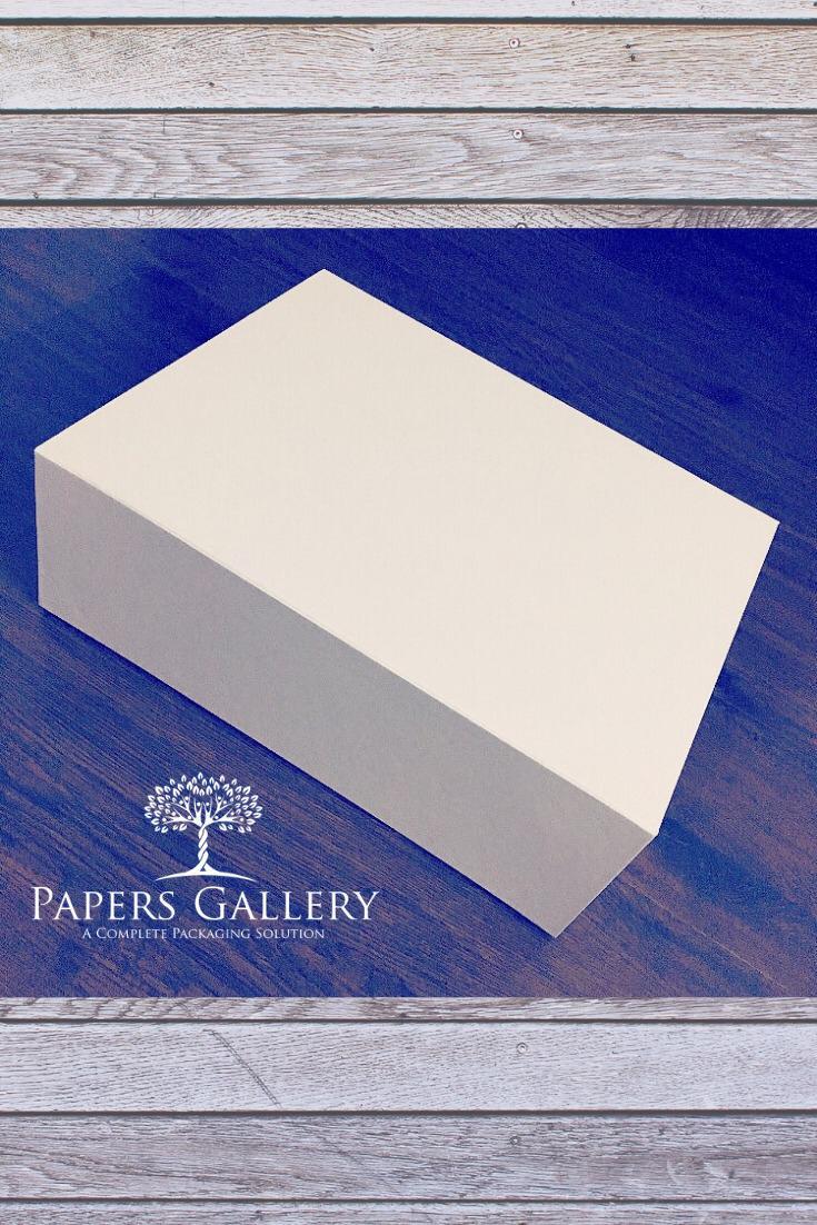  White Flat Premium Packaging Box