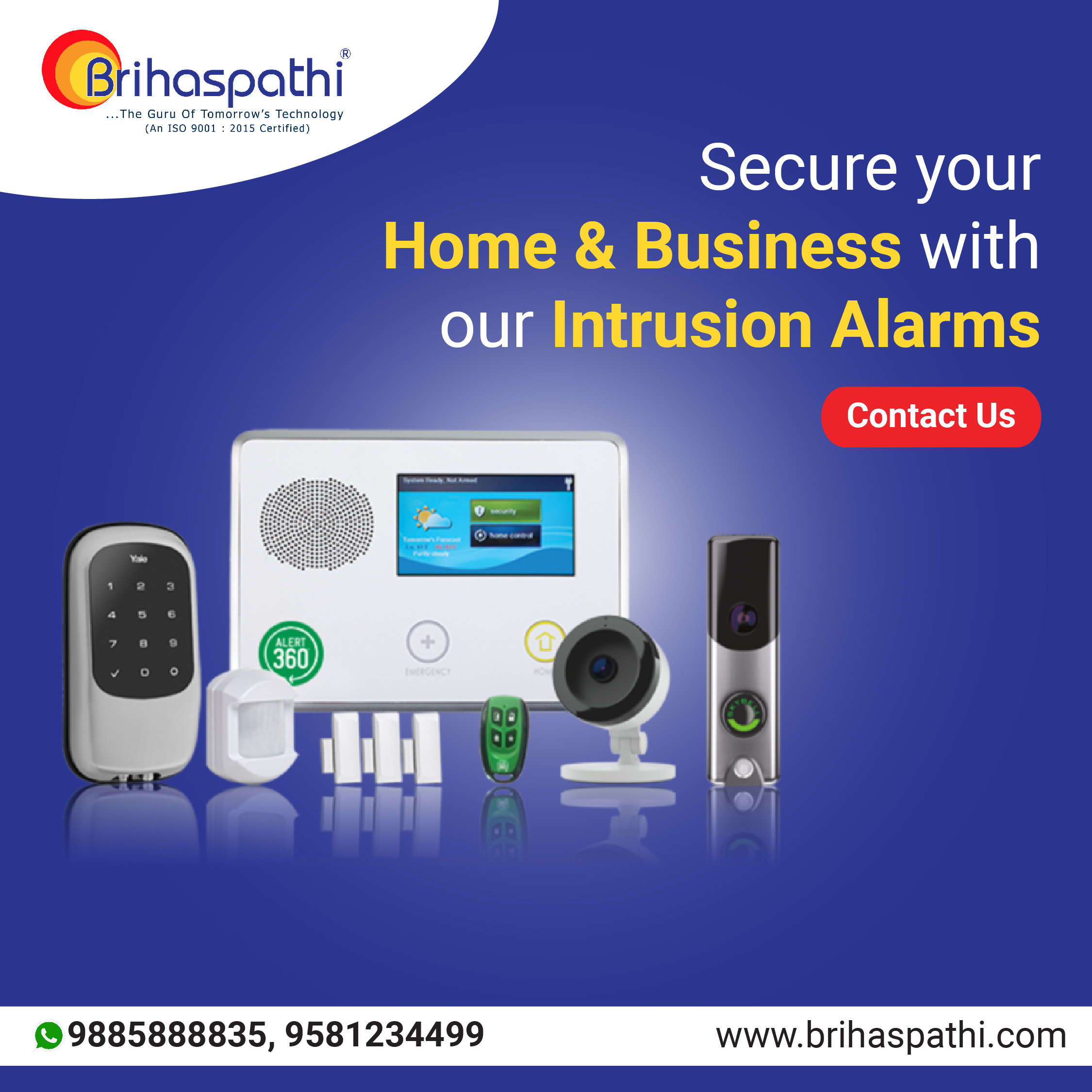  Explore Top-Rated Intrusion Alarm System in Hyderabad - Brihaspathi Technologies