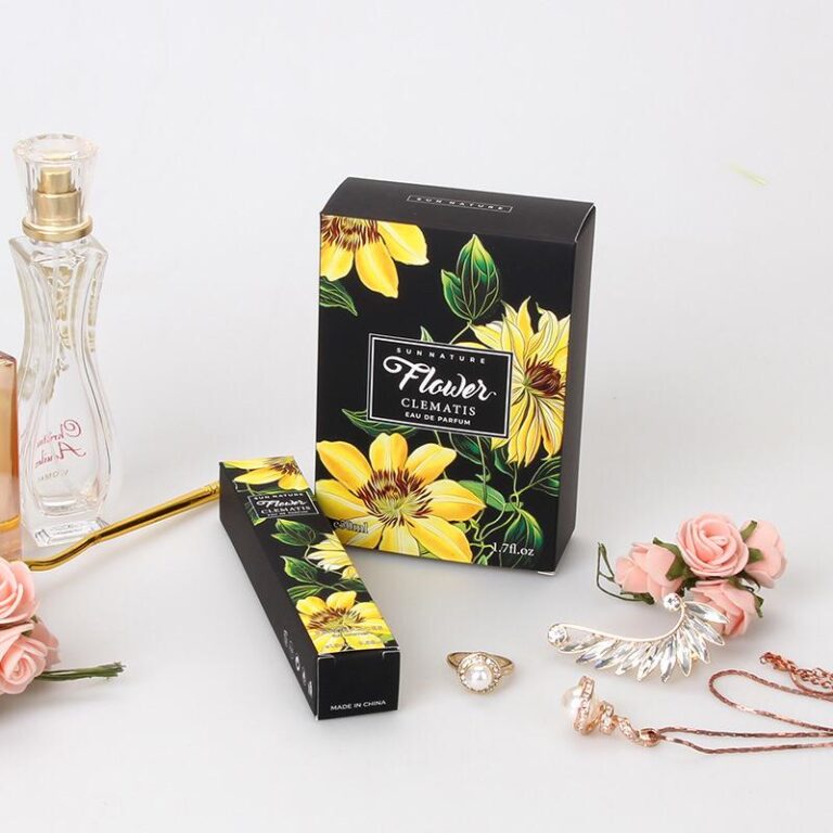  Perfume bottle premium cardboard packaging box with customised printing solution