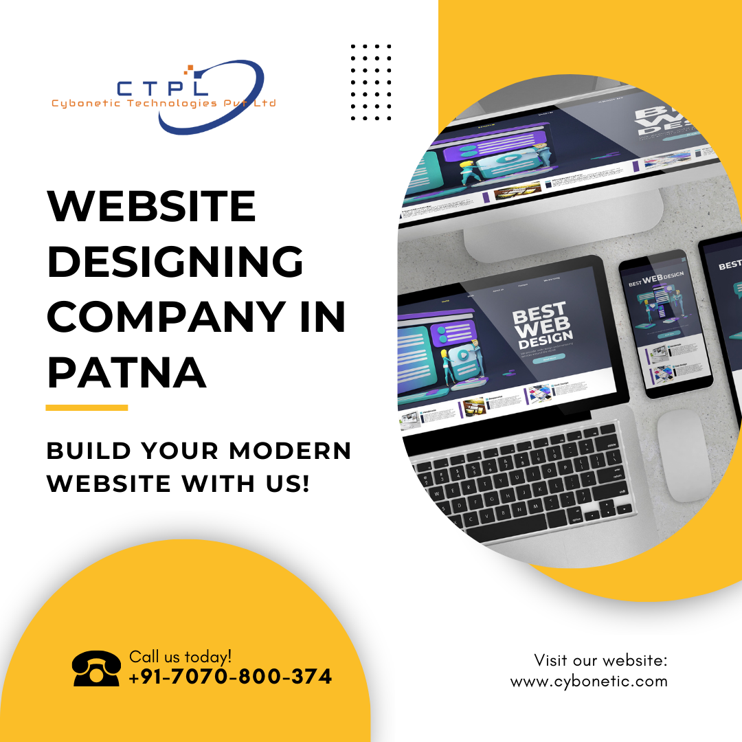  Top Website Design Company in Patna - Cybonetic Technologies Pvt Ltd