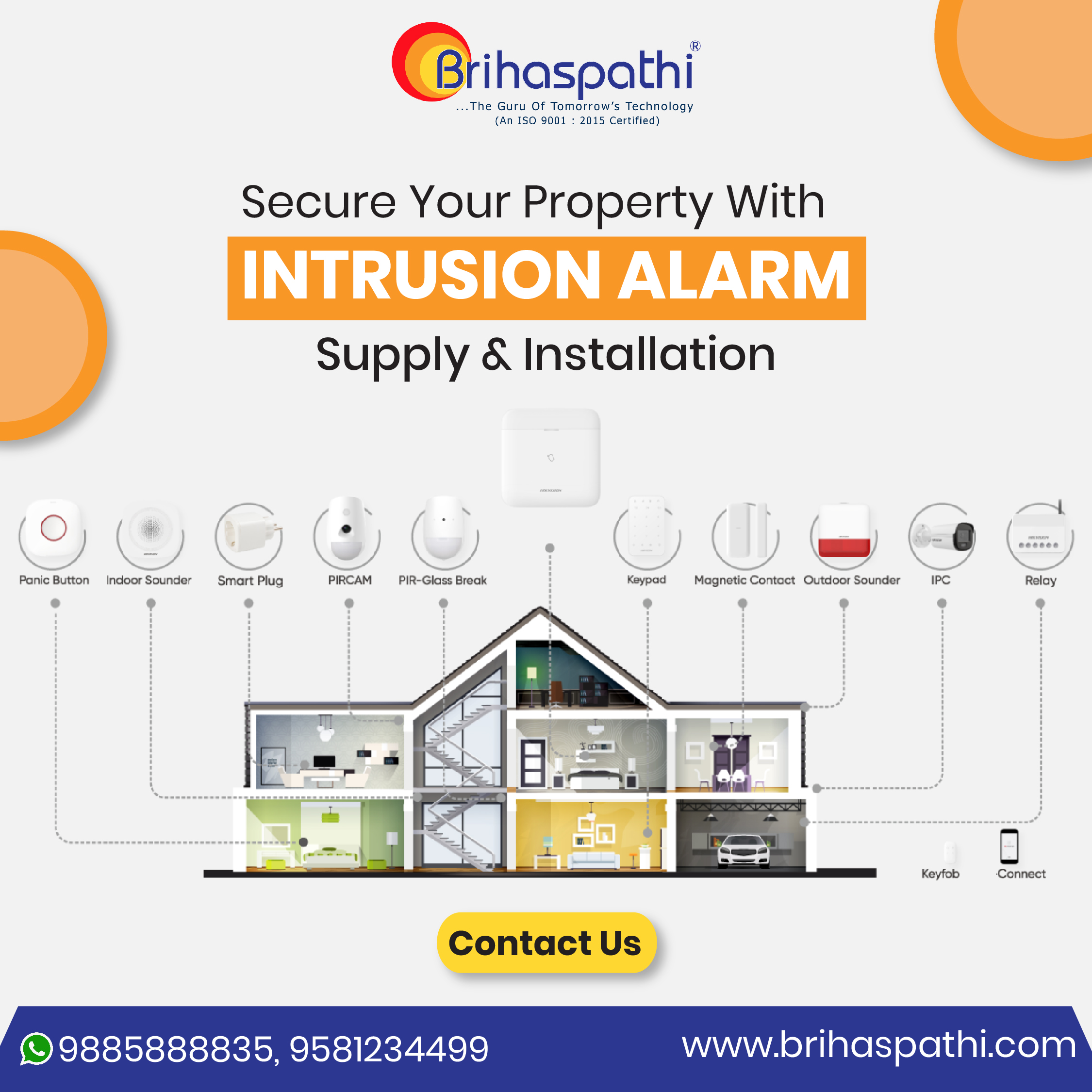  Explore Top-Rated Intrusion Alarm System in Hyderabad - Brihaspathi Technologies