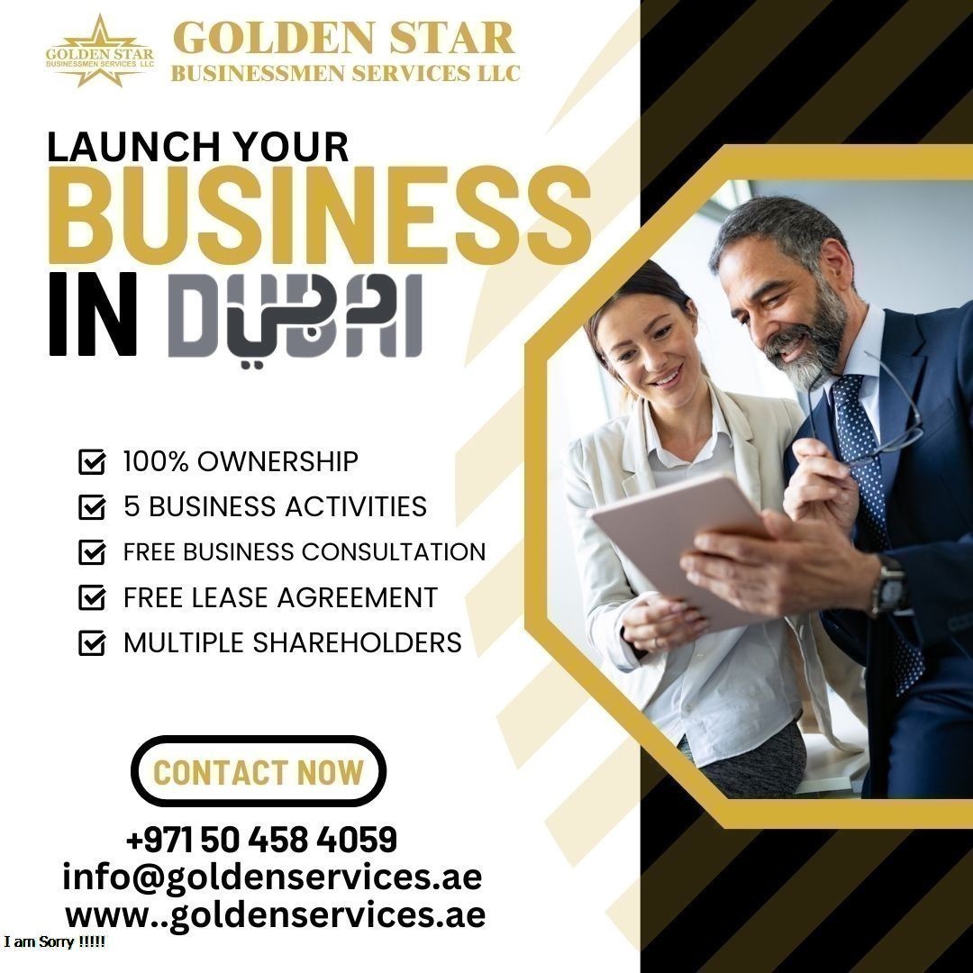  Starting a Business in Dubai through Golden Services LLC +971504584059