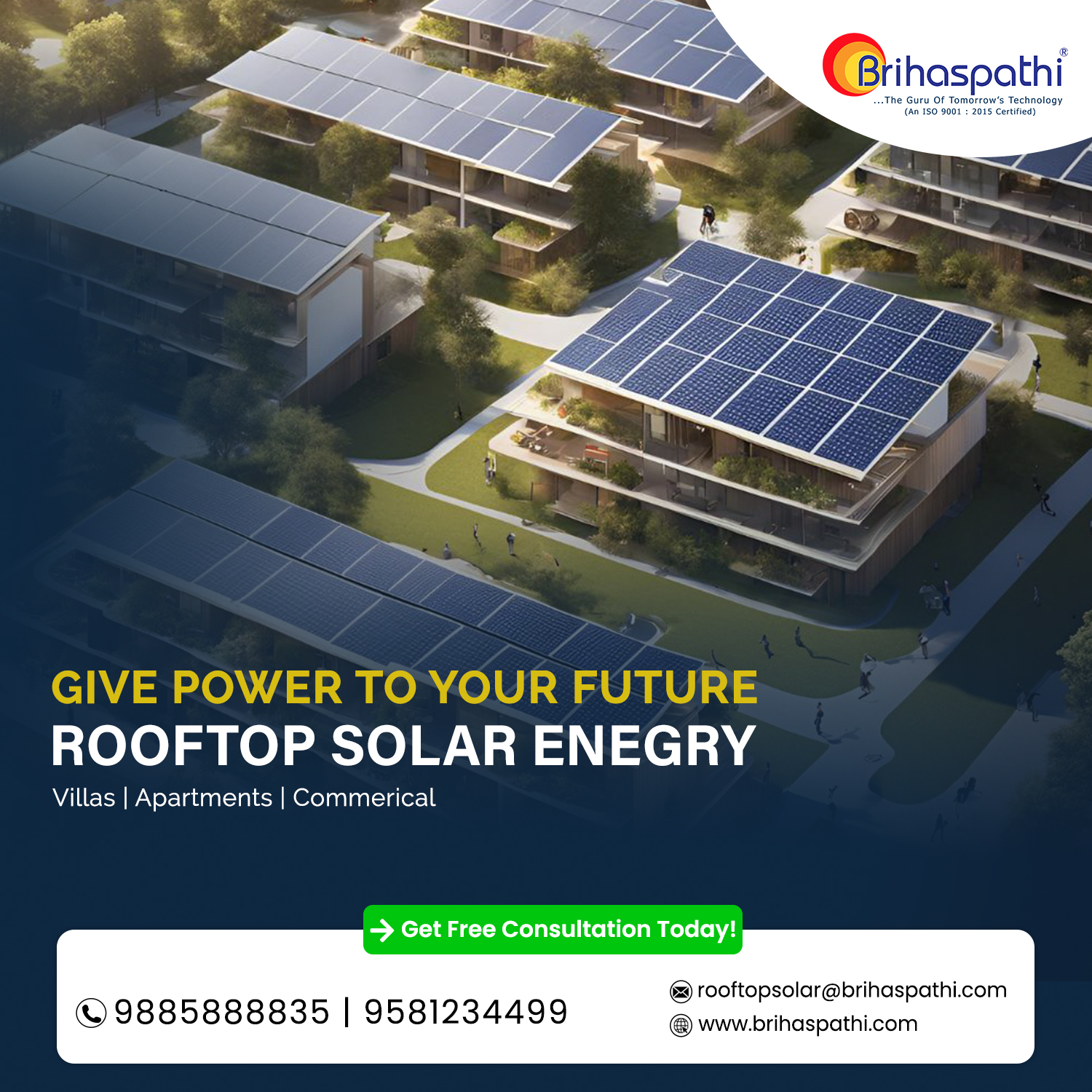  Grid Connected Solar Power System – Brihaspathi Technologies