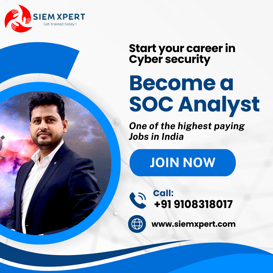  SOC Analyst Training in Bangalore