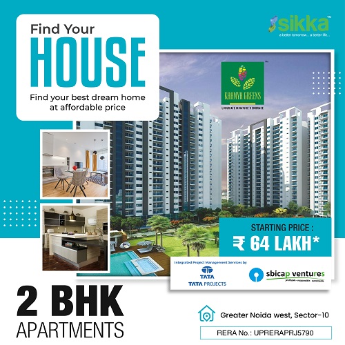  Sikka Kaamya Green is Bringing 2 & 3 BHK Apartments in Sector 10 Greater Noida West