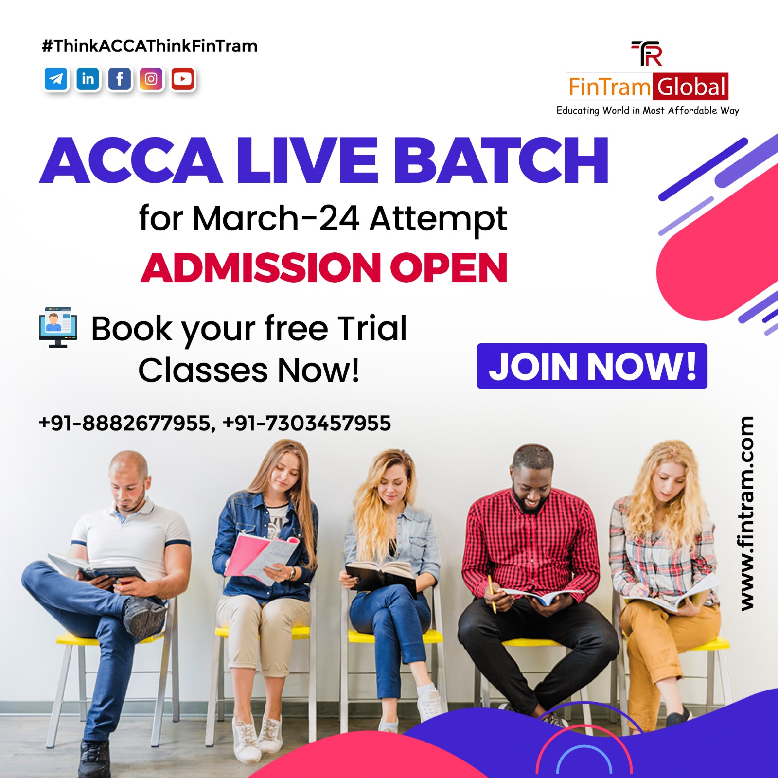  b.com with acca