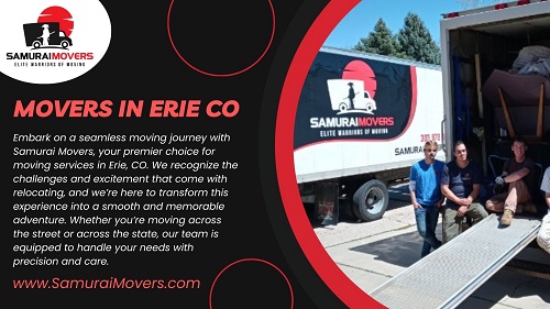  Samurai Movers - Your Trusted Partner for Seamless Moves in Erie, CO