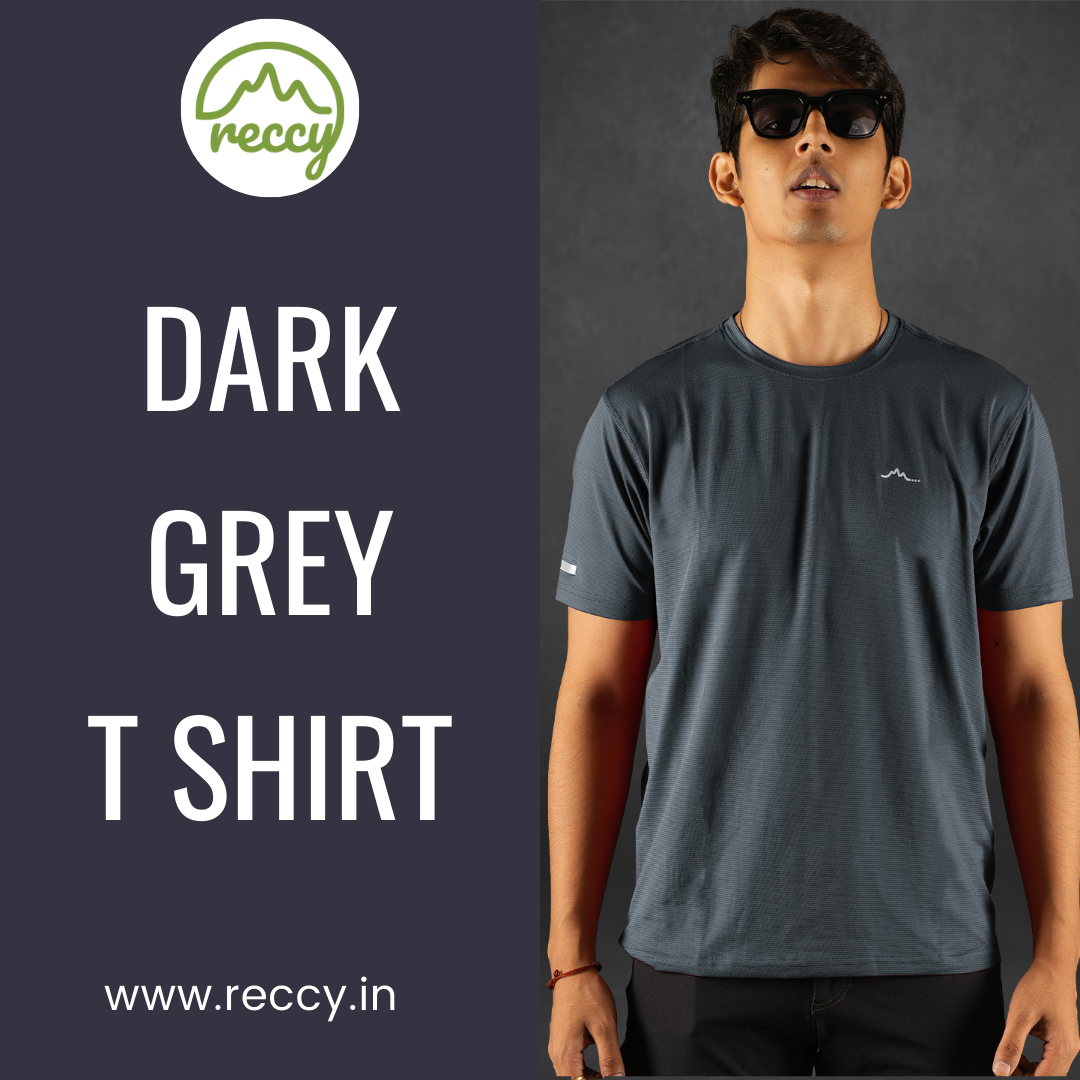  Dark Grey Colour T shirt | Reccy