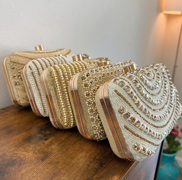  Crossbody Crystal Beaded Bag