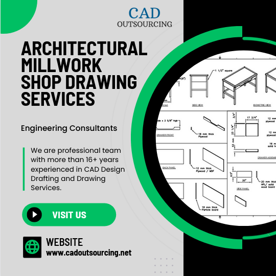  Architectural Millwork Shop Drawing Outsourcing Services Provider in USA