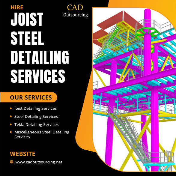  Outsource Joist Steel Detailing Services in USA at affordable price