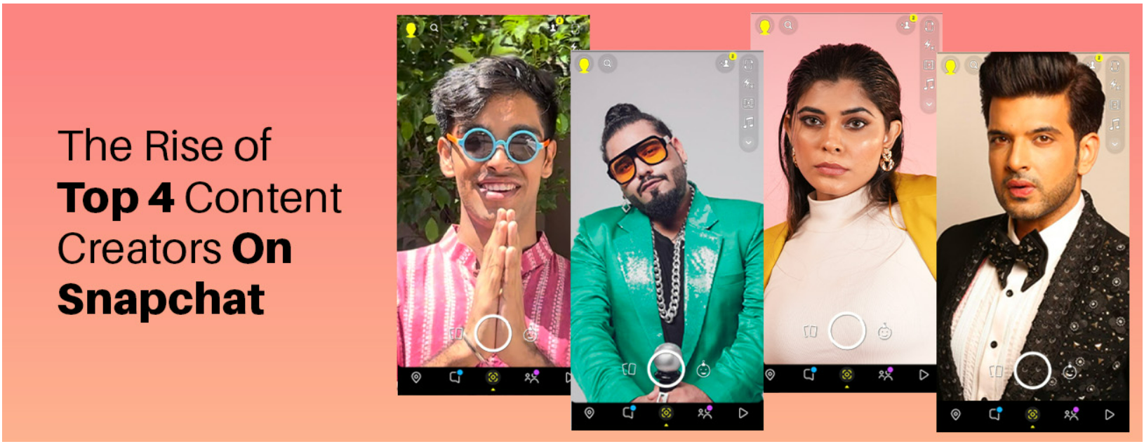  The Rise of Top 4 Content Creators On Snapchat