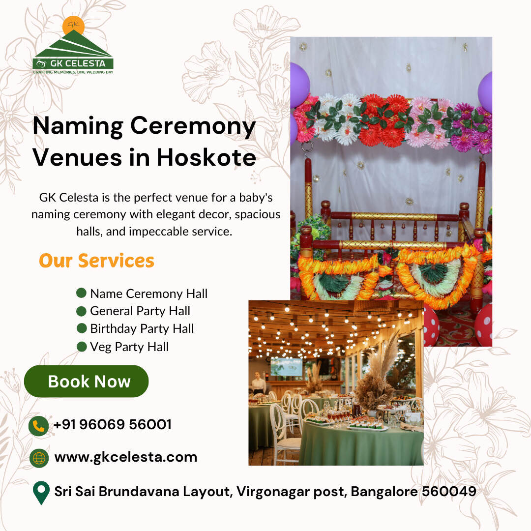  Naming Ceremony Venues in Hoskote