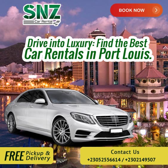  Rent a car in Port Louis - SNZ Car Rental