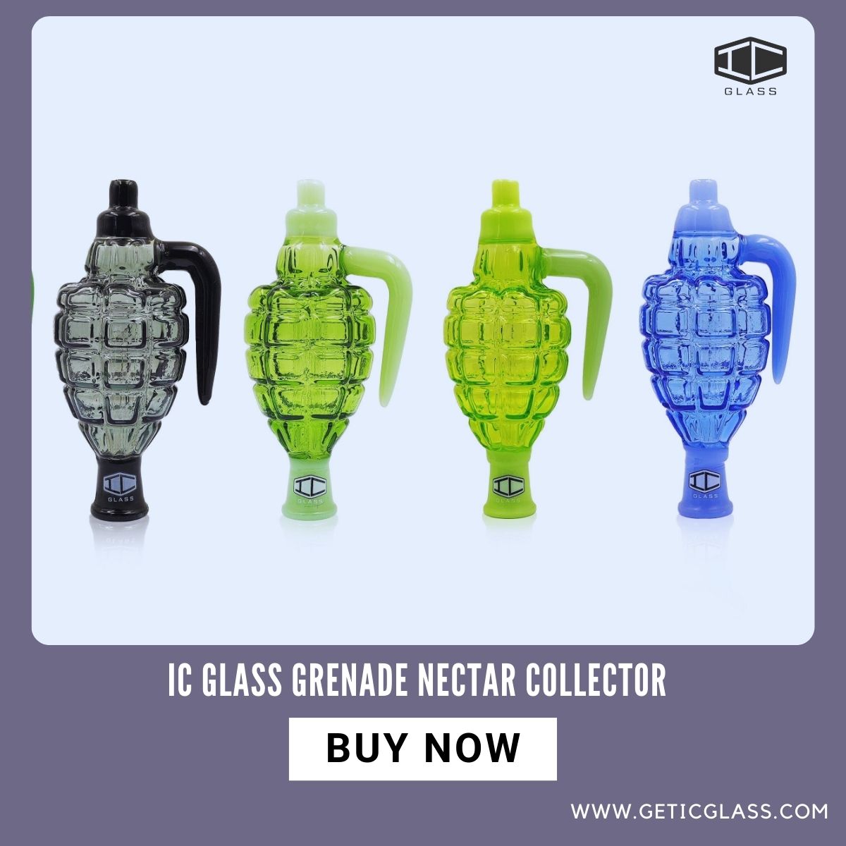  IC Glass Grenade Nectar Collector