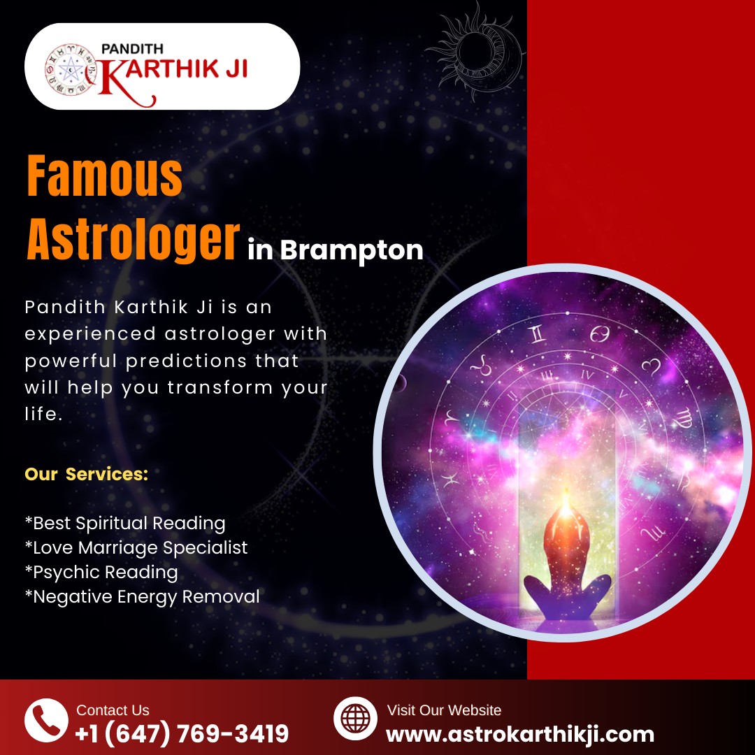  Famous Astrologer in Brampton | Pandith Karthik Ji